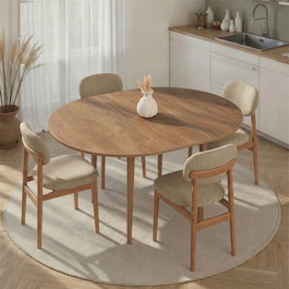 Nordure Viona Mesa de Comedor Extensible Roble Kafkas